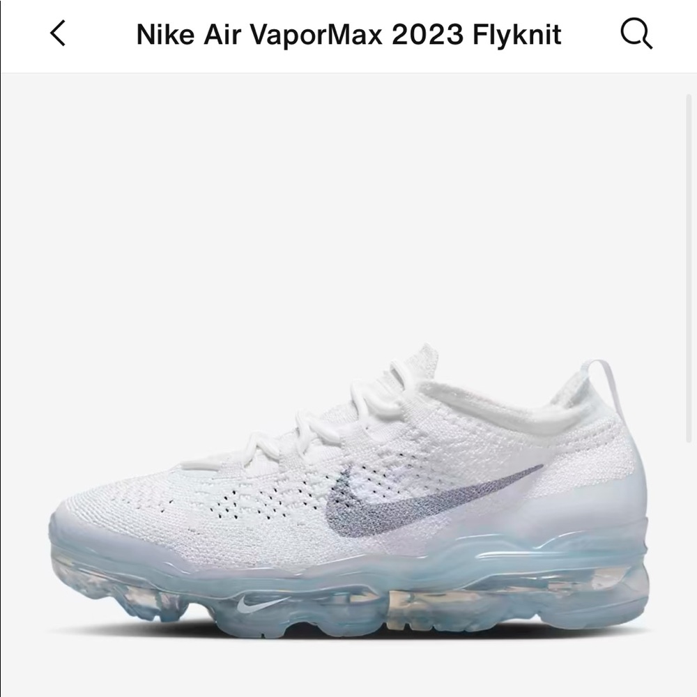Nike Air VaporMax 2023 White size 6.5